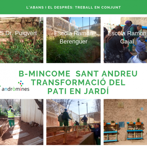 Transformem el pati en jardí: B-Mincome de Sant Andreu