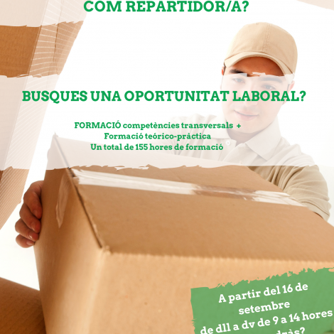 Formació professionalitzadora repartidor/a!!!