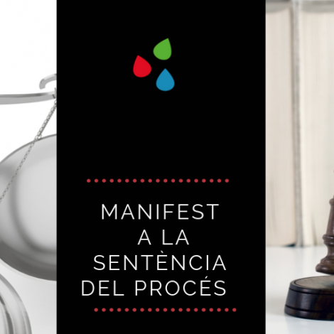 Sobre la sentència: ens adherim al manifest de les entitats socials i societat civil catalana