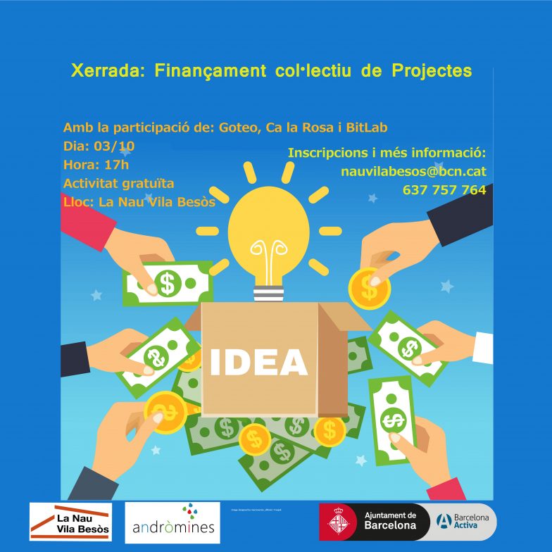 La Nave Vila Besòs acoge una charla sobre financiación colectiva de proyectos