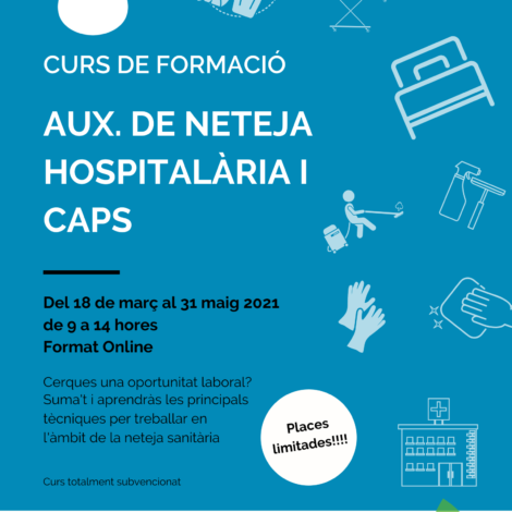 Nova formació AUX. DE NETEJA HOSPITALÀRIA i CAPS