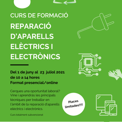 Nova formació: Reparació d’aparells elèctrics i electrònics. 