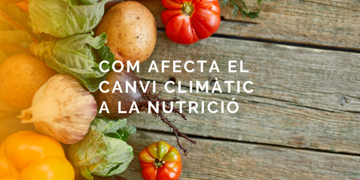 El canvi climàtic i la nutrició: Una mirada cap al futur de l’alimentació El canvi climàtic i la nutrició: Una mirada cap al futur de l’alimentació