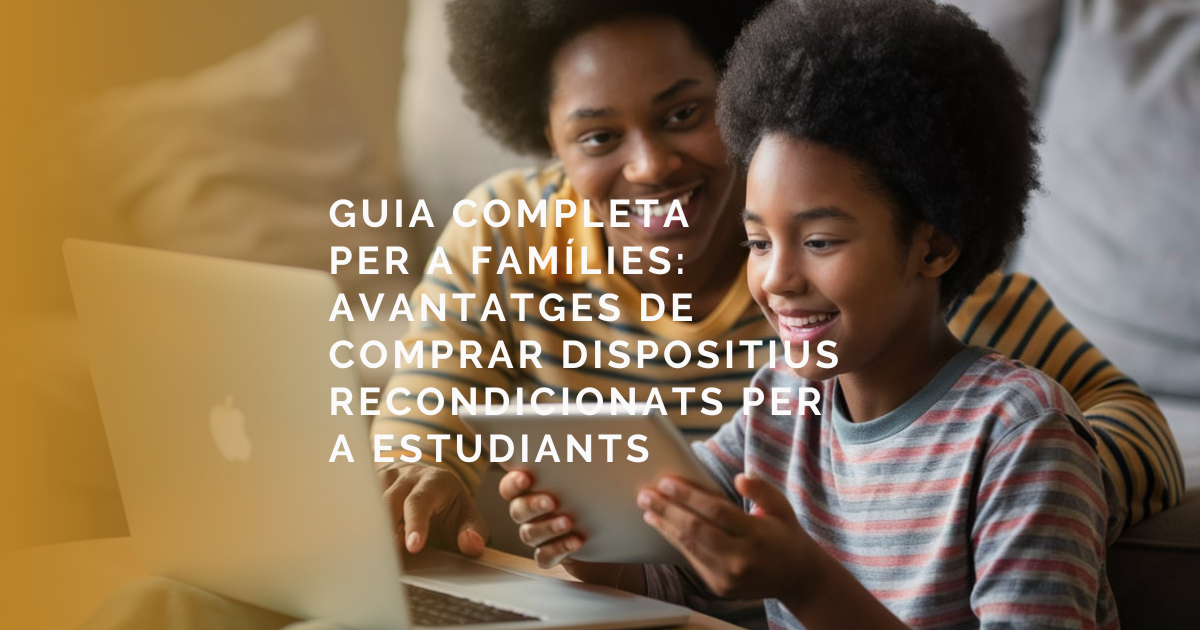 Dispositius recondicionats: educació sostenible i assequible
