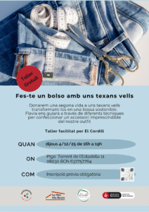 Fes-te un bolso amb uns texans vells
