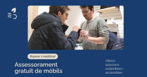 Calendari d'assessoraments gratuïts de mòbils a Reparadís, Mercat de Sant Antoni, de juny a desembre de 2026