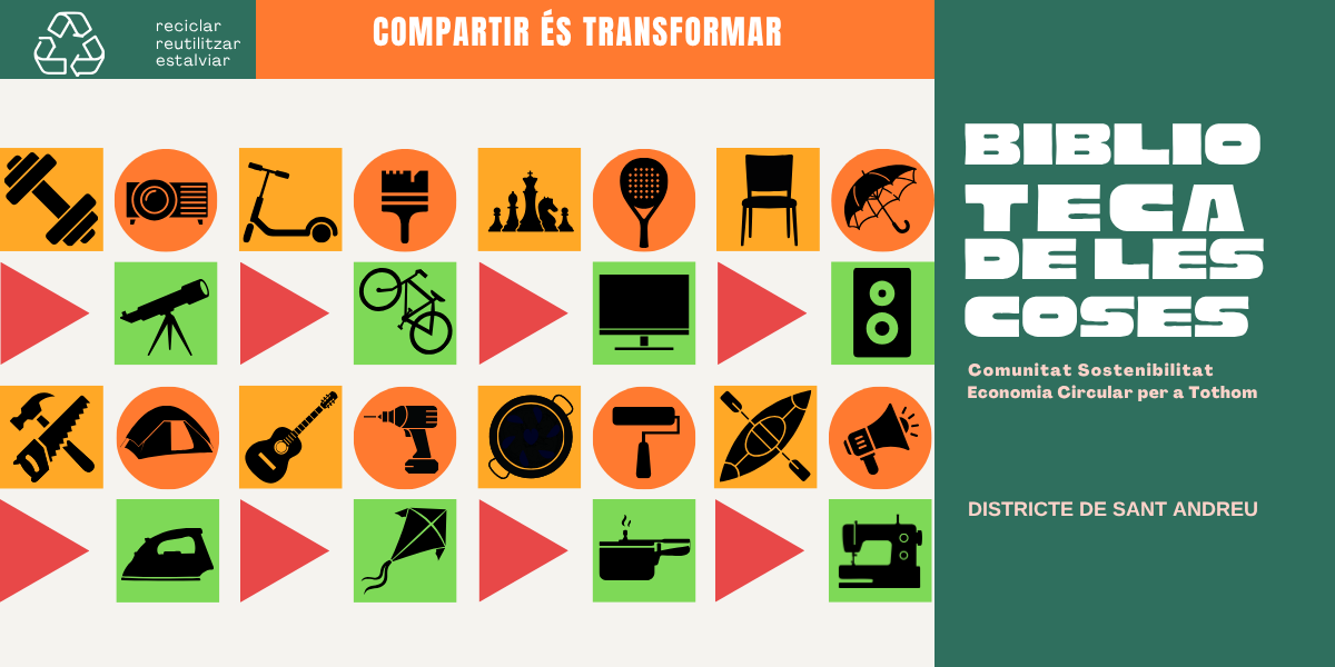 La Biblioteca de les Coses de Sant Andreu pren forma gràcies a vosaltres!